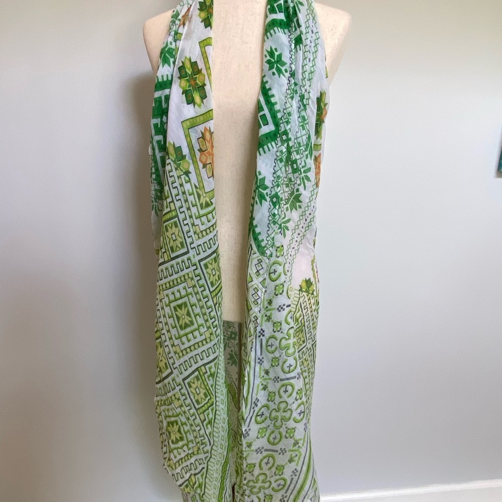 Multi Function Scarf Large Sarong Or Accessory - image 6
